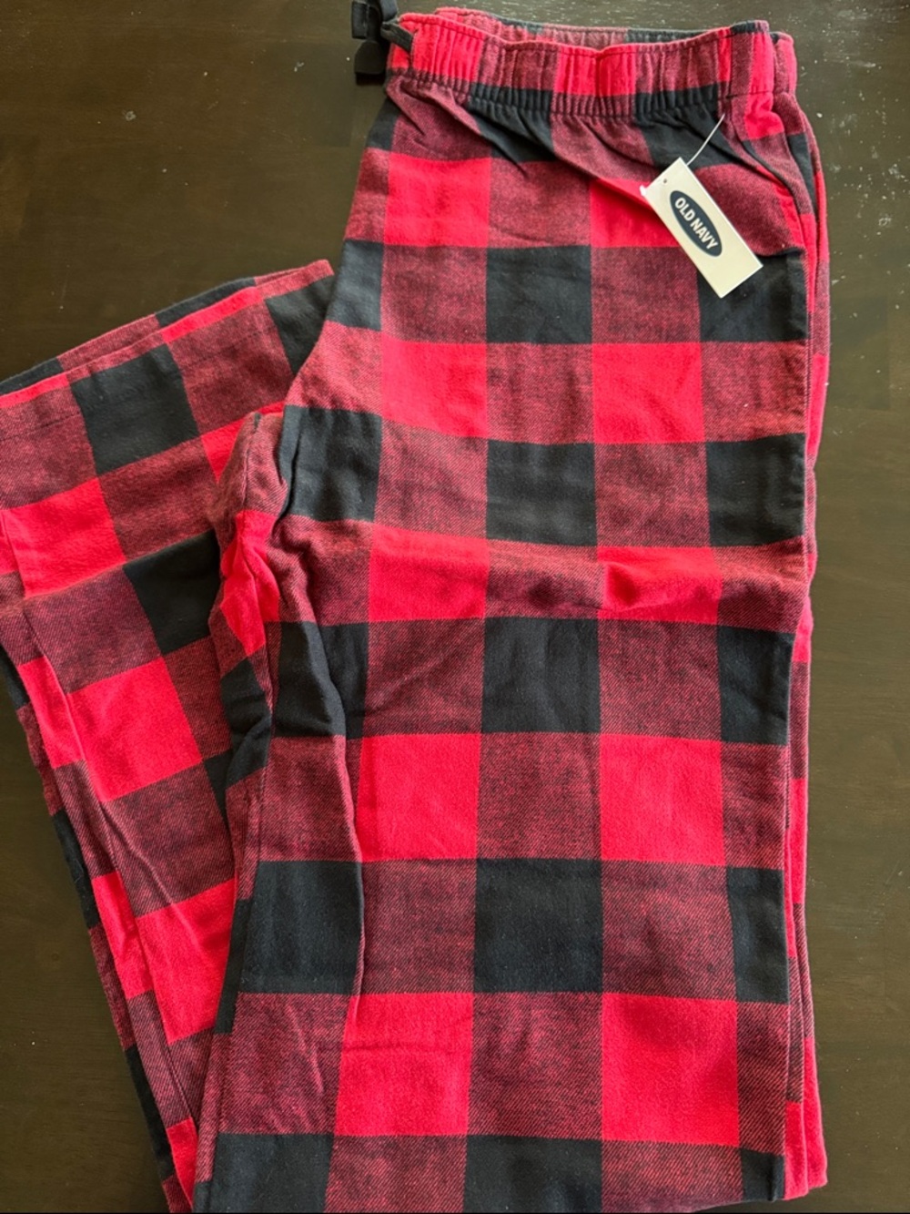 Old Navy women’s Red and Black Buffalo Plaid Flannel Pajama Pants